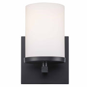 Nico 1-Light 7.6" Bath Sconce in Black