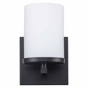 Nico 1-Light 7.6" Bath Sconce in Black