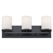 Nico 3-Light 20" Vanity Light in Black