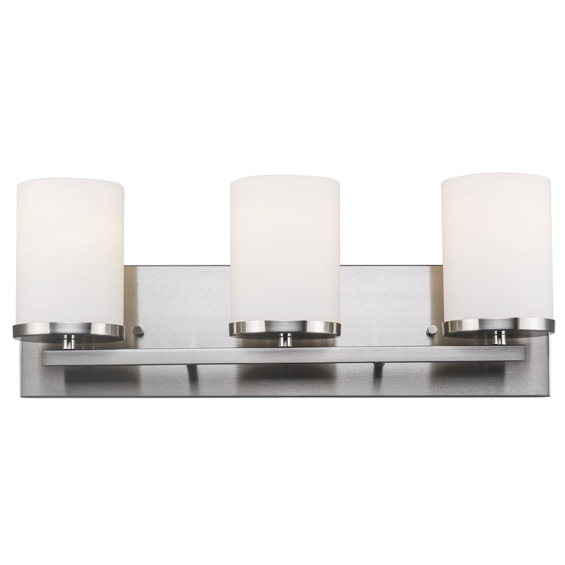 Nico 3-Light 20" Vanity Light in Brushed Nickel