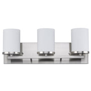 Nico 3-Light 20" Vanity Light in Brushed Nickel