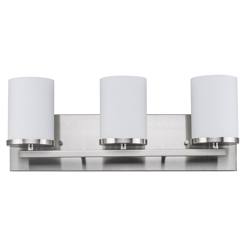 Nico 3-Light 20" Vanity Light in Brushed Nickel