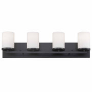 Nico 4-Light 29" Vanity Light in Black