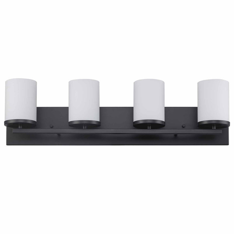 Nico 4-Light 29" Vanity Light in Black