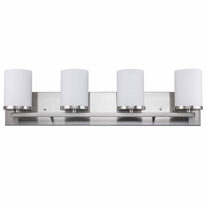 Nico 4-Light 29" Vanity Light in Brushed Nickel