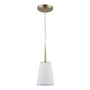 ClassicHorizon 5.25" Mini Pendant in Antique Gold