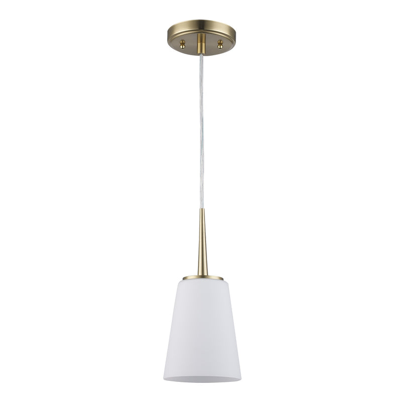 ClassicHorizon 5.25" Mini Pendant in Antique Gold
