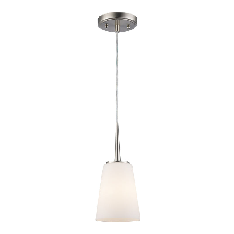 ClassicHorizon 5.25" Mini Pendant in Brushed Nickel