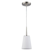 ClassicHorizon 5.25" Mini Pendant in Brushed Nickel