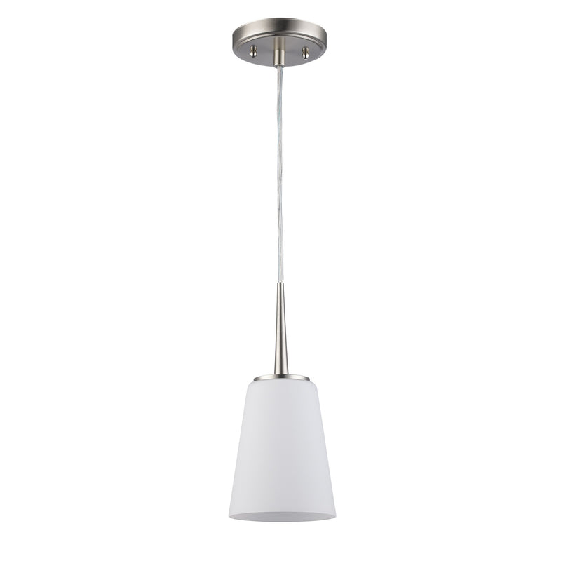 ClassicHorizon 5.25" Mini Pendant in Brushed Nickel
