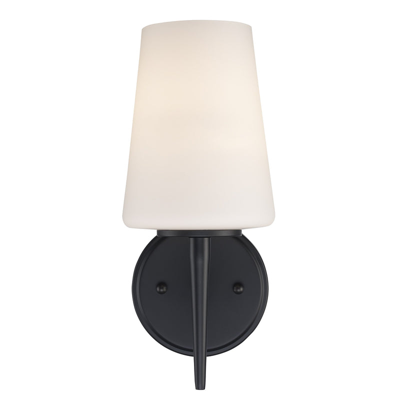 ClassicHorizon 11.6" Bath Sconce in Black