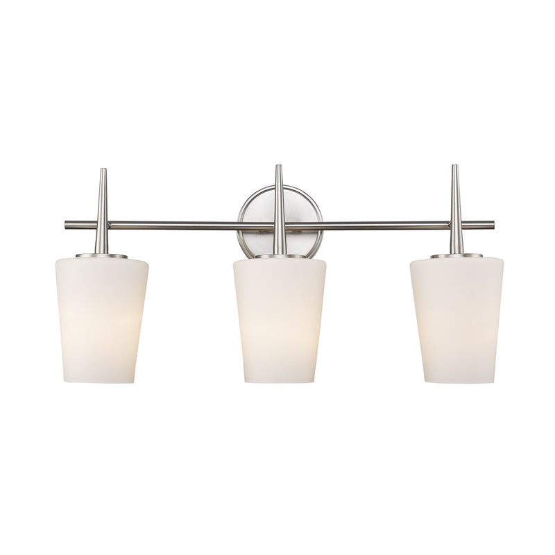 ClassicHorizon 3-Light 24.4" Vanity Light in Brushed Nickel