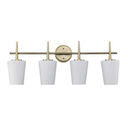 ClassicHorizon 4-Light 31" Vanity Light in Antique Gold