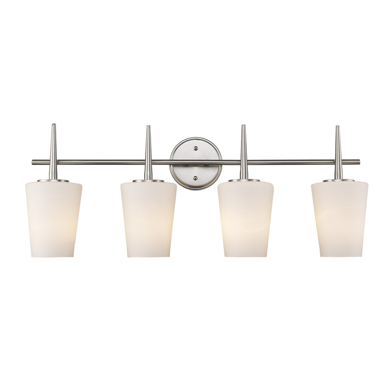 ClassicHorizon 4-Light 31" Vanity Light in Brushed Nickel