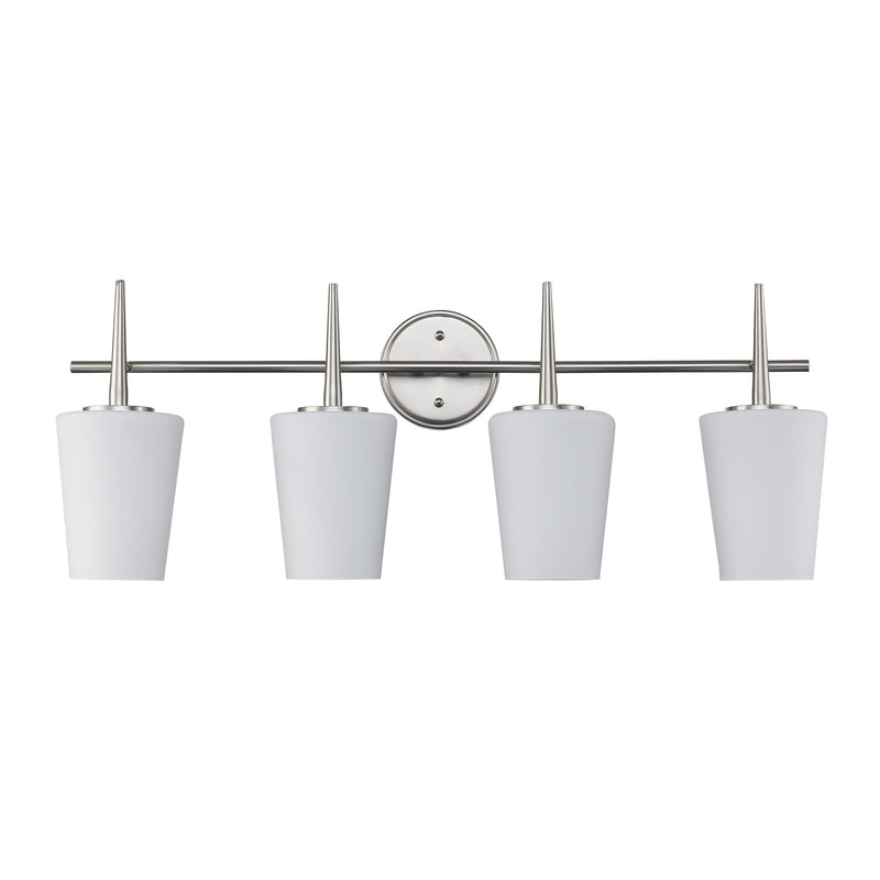 ClassicHorizon 4-Light 31" Vanity Light in Brushed Nickel