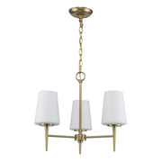 ClassicHorizon 3-Light 20.55" Chandelier in Antique Gold