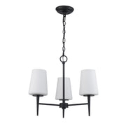 ClassicHorizon 3-Light 20.55" Chandelier in Black
