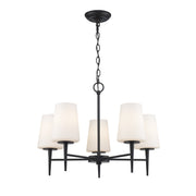 ClassicHorizon 5-Light 25.15" Chandelier in Black