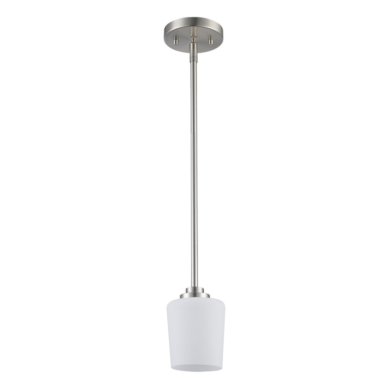 Liora 1-Light 4.25" Mini Pendant in Brushed Nickel