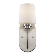 Liora 1-Light 11.4" Bath Sconce in Brushed Nickel
