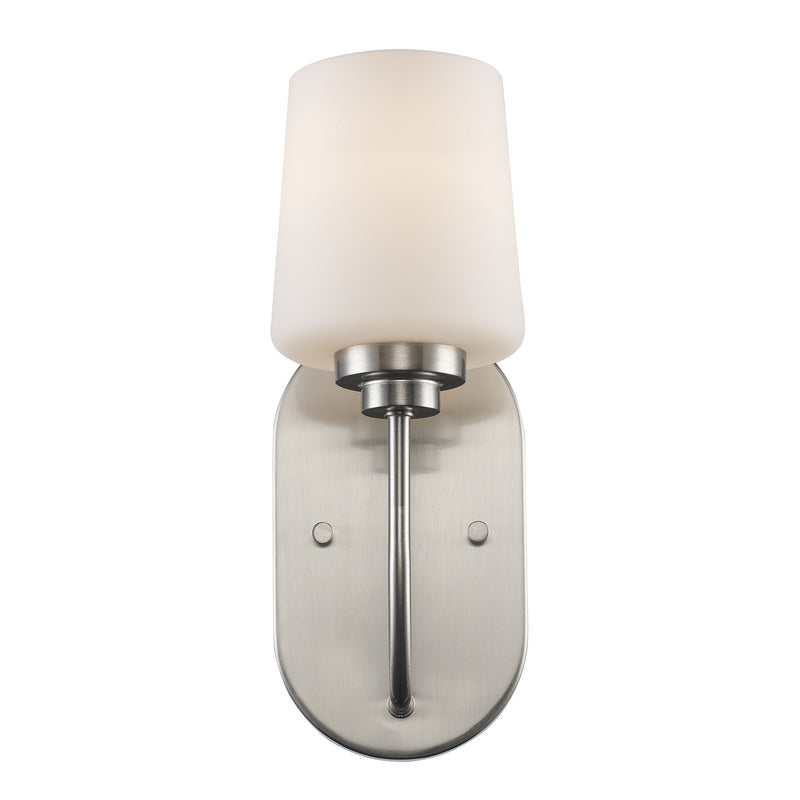 Liora 1-Light 11.4" Bath Sconce in Brushed Nickel
