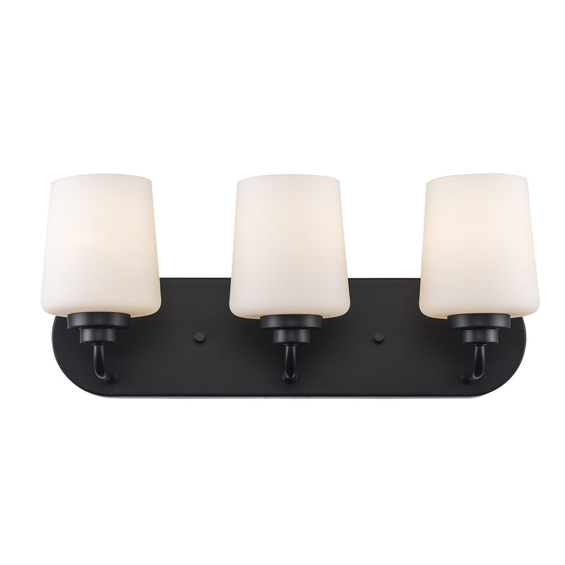 Liora 3-Light 18" Vanity Light in Black