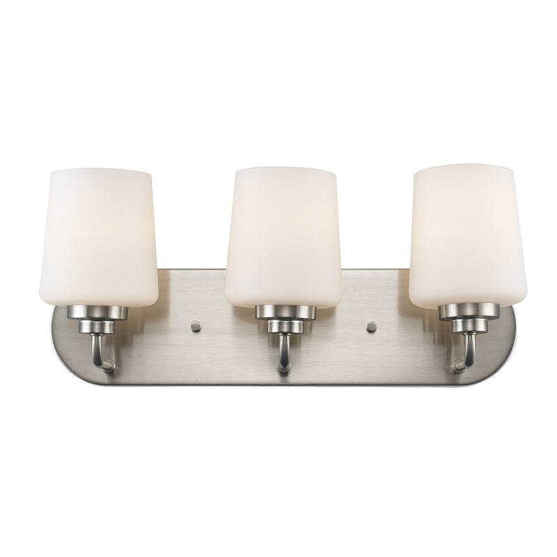 Liora 3-Light 18" Vanity Light in Brushed Nickel