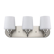 Liora 3-Light 18" Vanity Light in Brushed Nickel