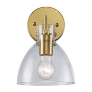 Stoneglad 1-Light 10" Bath Sconce in Antique Gold