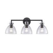 Stoneglad 3-Light 24" Vanity Light in Black