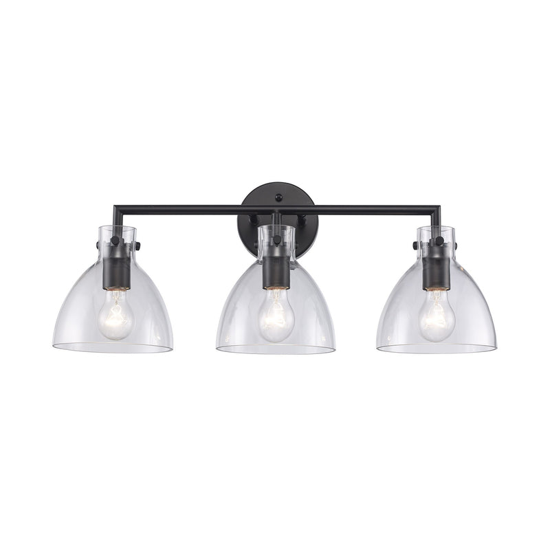 Stoneglad 3-Light 24" Vanity Light in Black