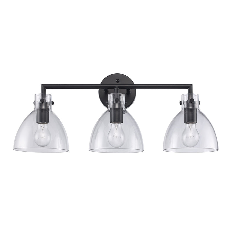 Stoneglad 3-Light 24" Vanity Light in Black