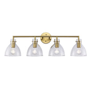 Stoneglad 4-Light 33" Vanity Light in Antique Gold