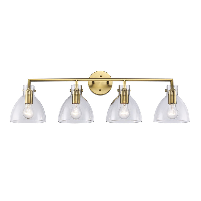 Stoneglad 4-Light 33" Vanity Light in Antique Gold
