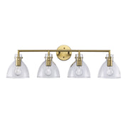 Stoneglad 4-Light 33" Vanity Light in Antique Gold