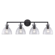 Stoneglad 4-Light 33" Vanity Light in Black