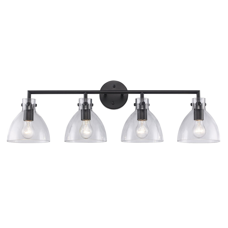Stoneglad 4-Light 33" Vanity Light in Black