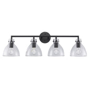 Stoneglad 4-Light 33" Vanity Light in Black