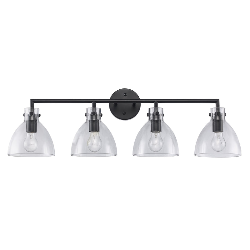 Stoneglad 4-Light 33" Vanity Light in Black