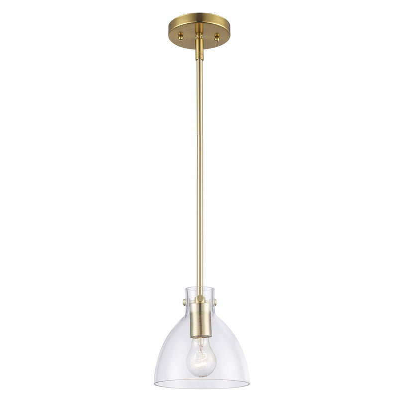 Stoneglad 7" Mini Pendant in Antique Gold