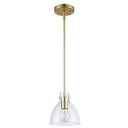 Stoneglad 7" Mini Pendant in Antique Gold