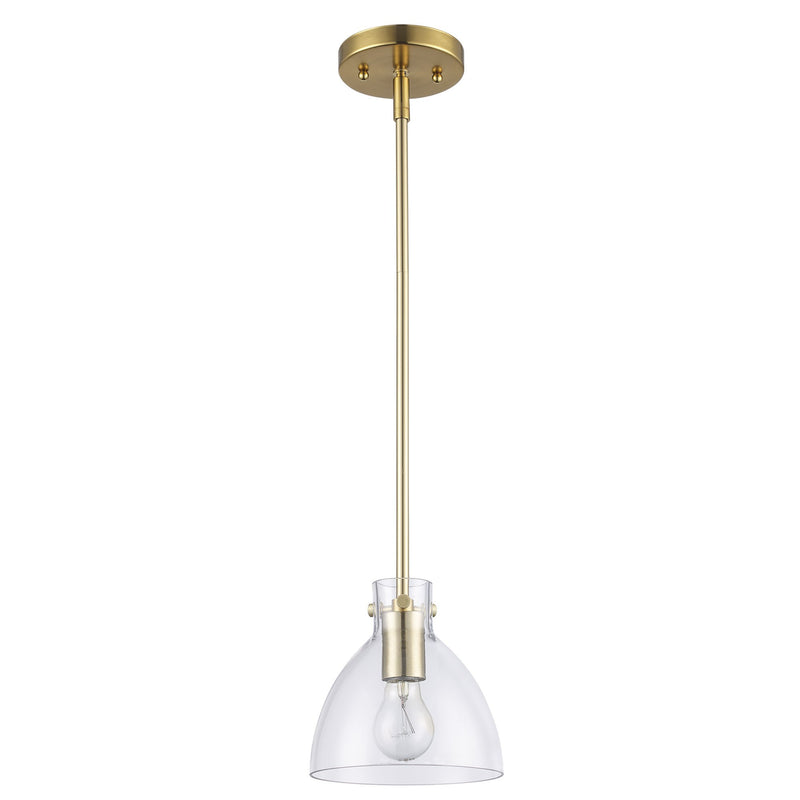 Stoneglad 7" Mini Pendant in Antique Gold
