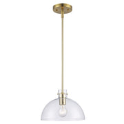 Stoneglad 10" Pendant in Antique Gold