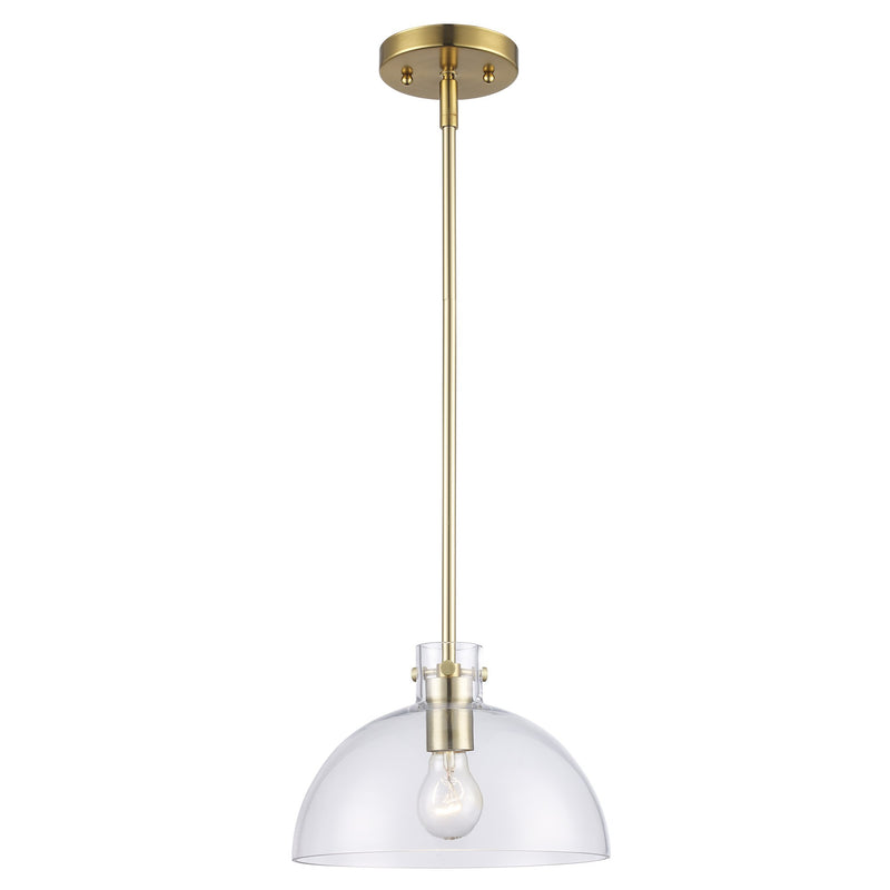 Stoneglad 10" Pendant in Antique Gold