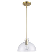 Stoneglad 10" Pendant in Antique Gold