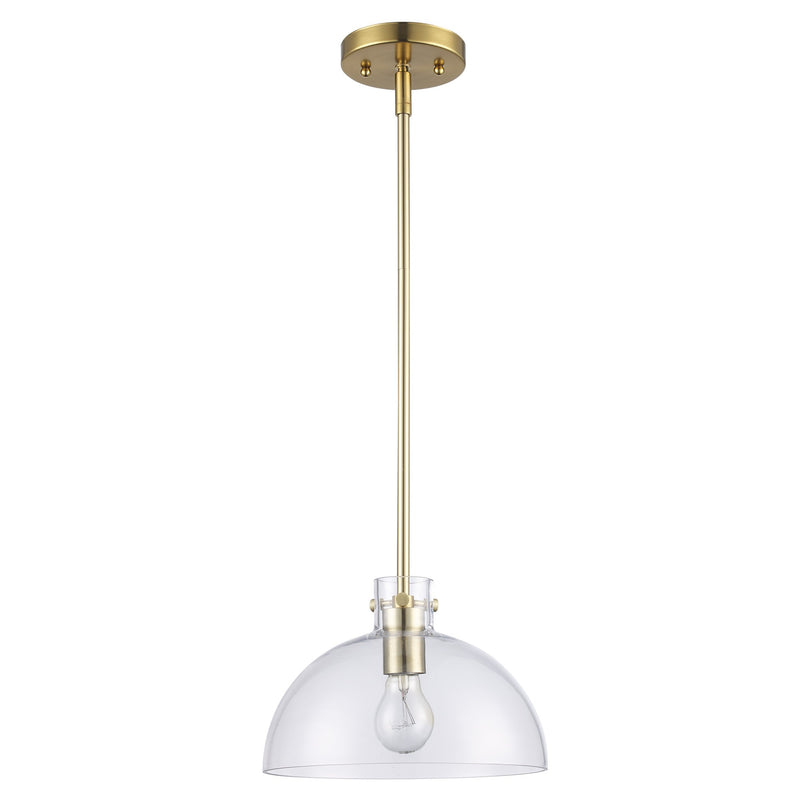 Stoneglad 10" Pendant in Antique Gold