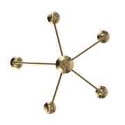Capella 5-Light 30.75" Chandelier in Antique Gold