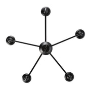 Capella 5-Light 30.75" Chandelier in Black