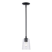 Marina 1-Light 5" Mini Pendant in Black