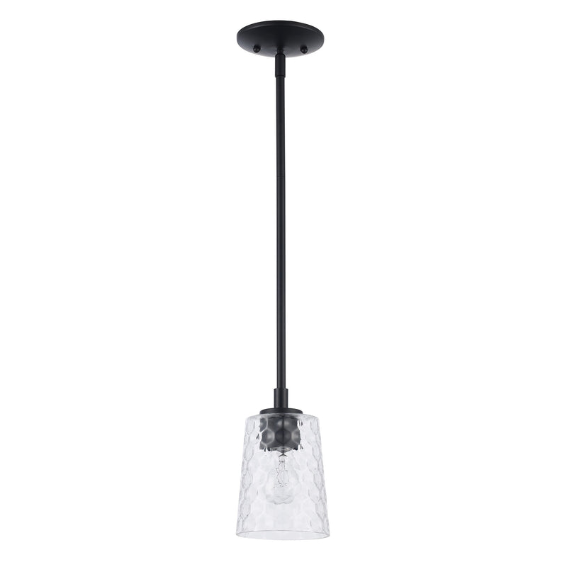 Marina 1-Light 5" Mini Pendant in Black